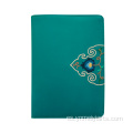 Cuaderno bordado étnico con cubierta resistente al agua